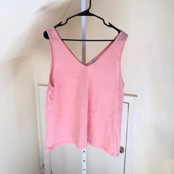 Loft Outlet EUC Women's Pink Sleeveless Tank Size XL - Picture 5 of 6